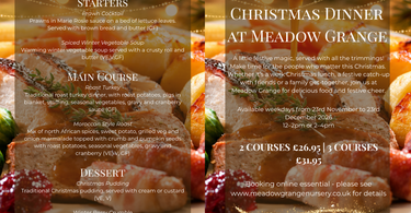 Christmas Dinner at Meadow Grange Cafe